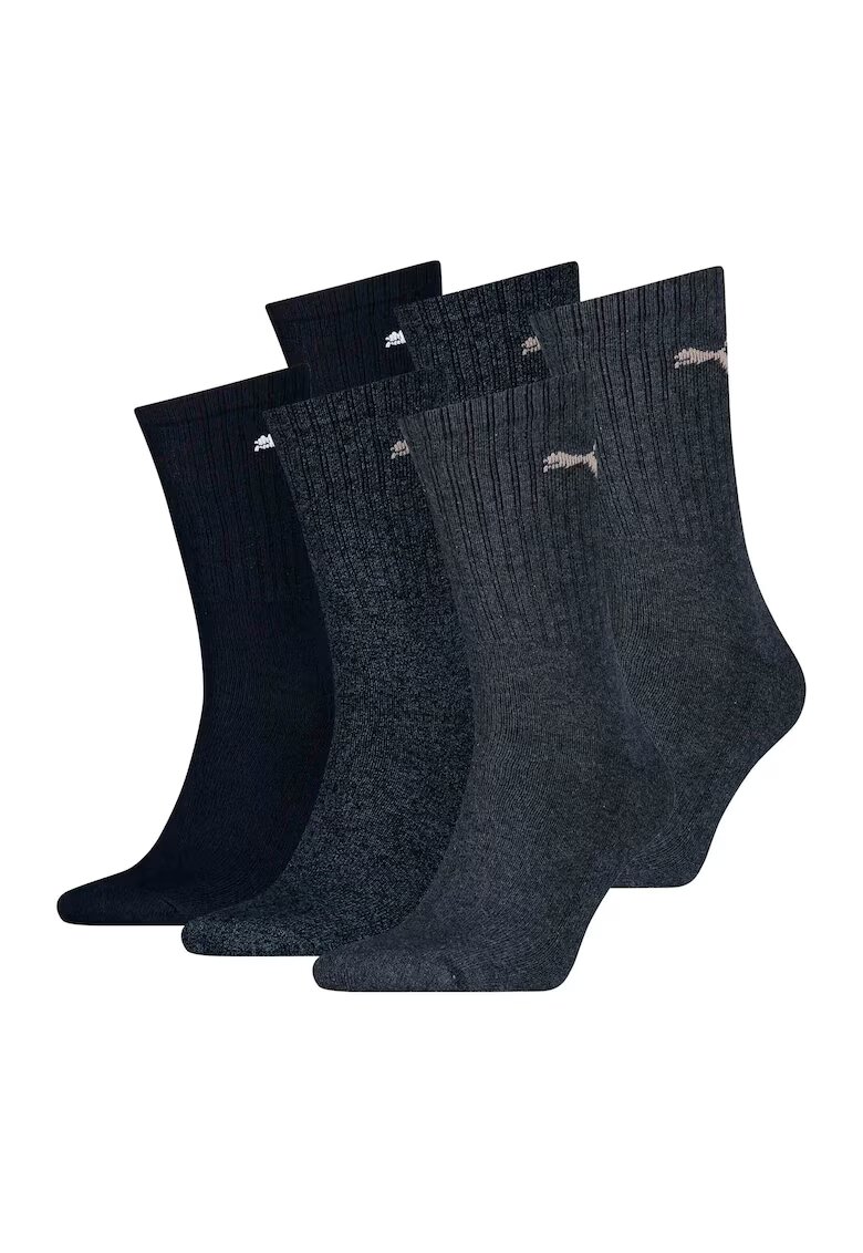 Puma Set de sosete lungi unisex - 6 perechi - Albastru inchis/Albastru deschis/Albastru