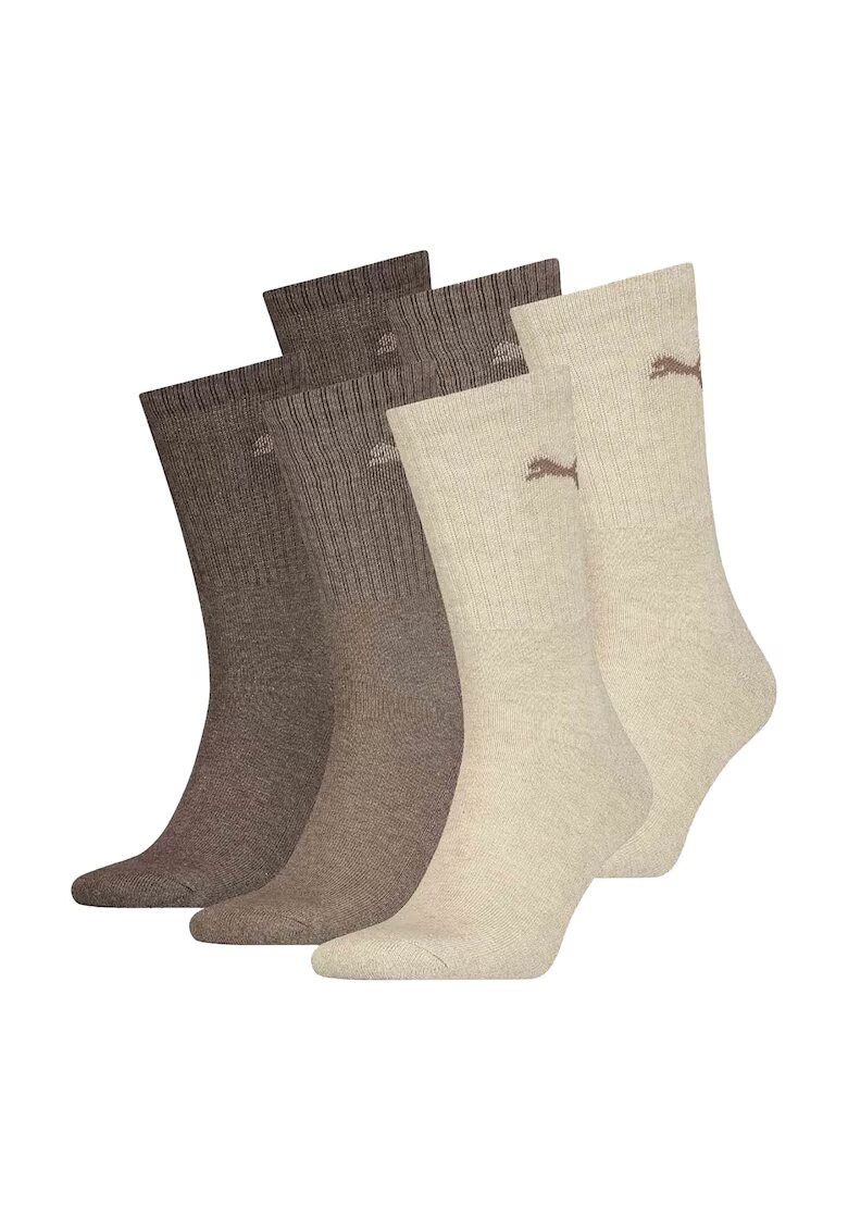 Puma Set de sosete lungi unisex - 6 perechi - Maro