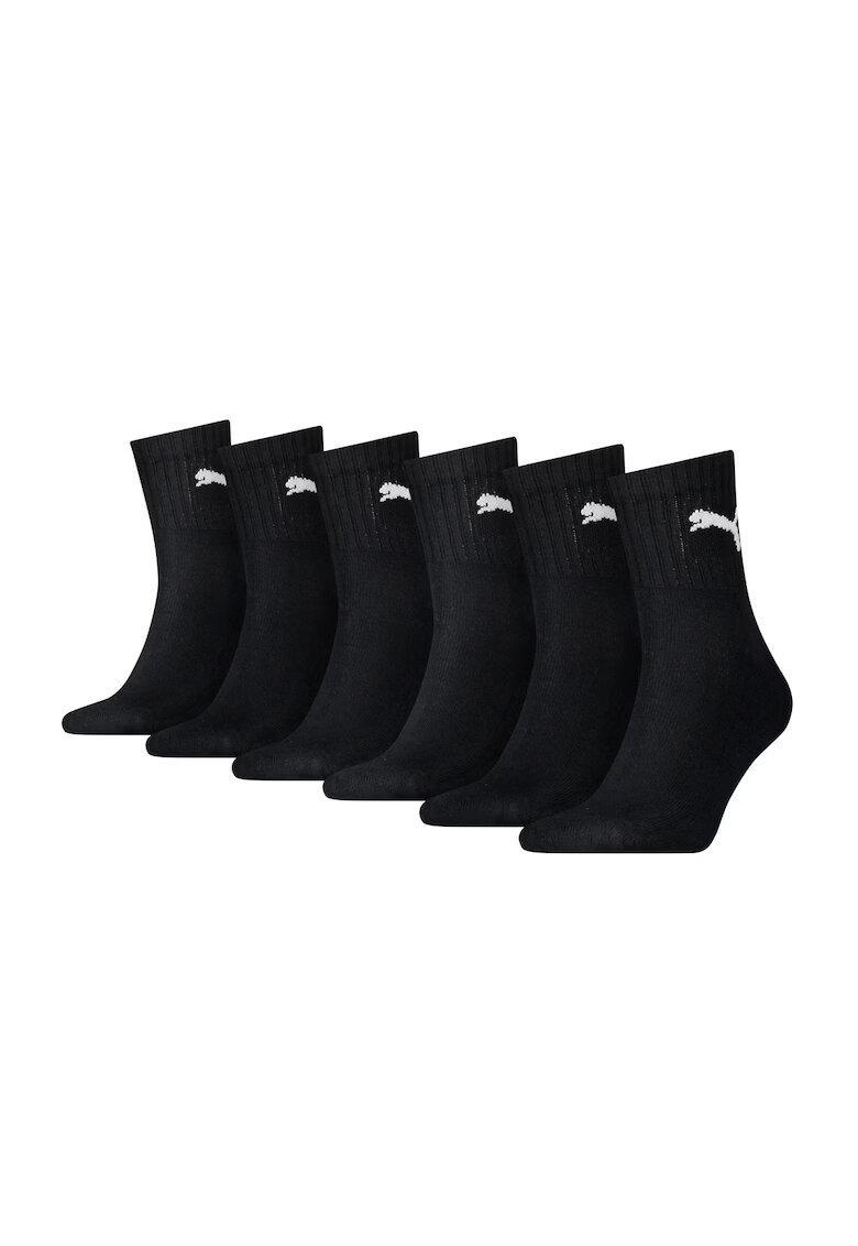 Puma Set de sosete lungi unisex - 6 perechi - Negru