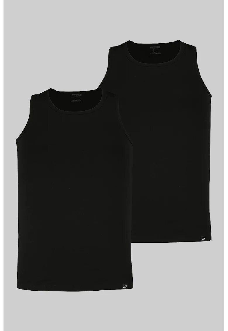 Puma Set de tricouri slim-fit - 2 piese - Negru