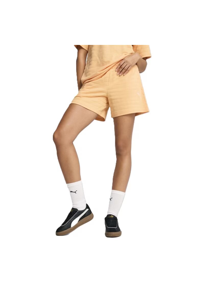 Puma Sort ESS ELEVATED High-Rise Structured Shorts-685028-41
