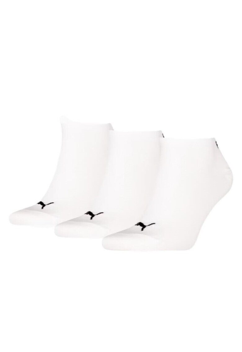 Puma Sosete pentru Femei - unisex sneaker plain 3p - 938624-13 - Alb - Alb