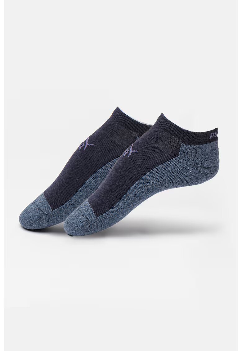 Puma Sosete scurte cu logo - Albastru inchis/Albastru prafuit