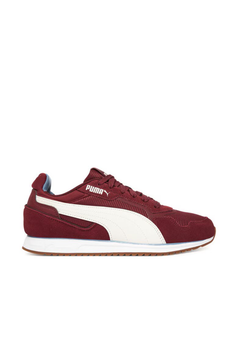Puma Tenisi barbatesti - material textil - alb/visiniu