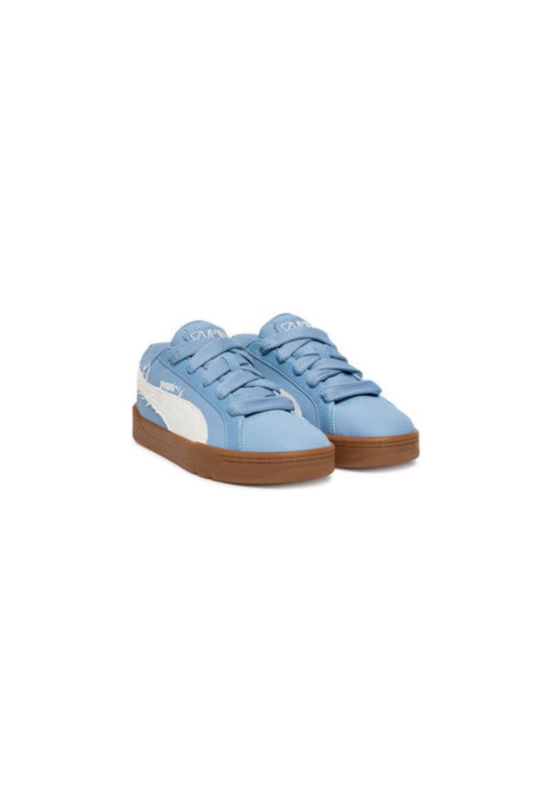 Puma Tenisi pentru baieti - albastru - piele ecologica