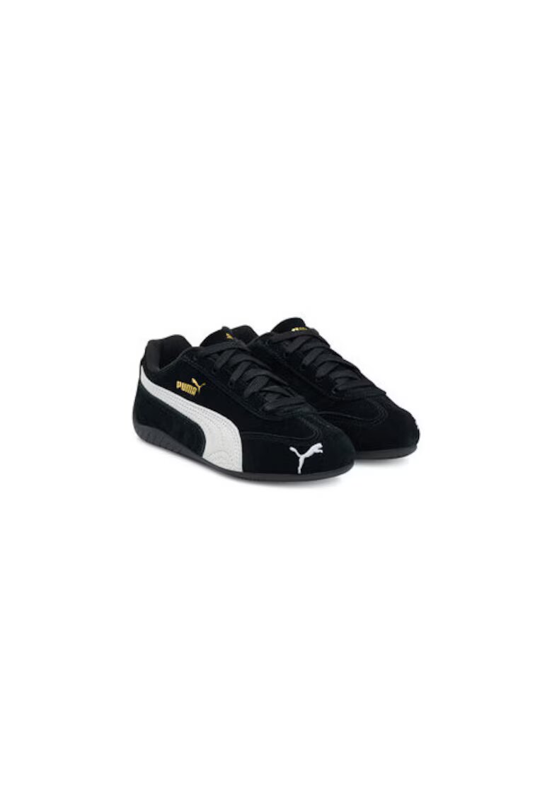 Puma Tenisi pentru baieti - negru - piele naturala