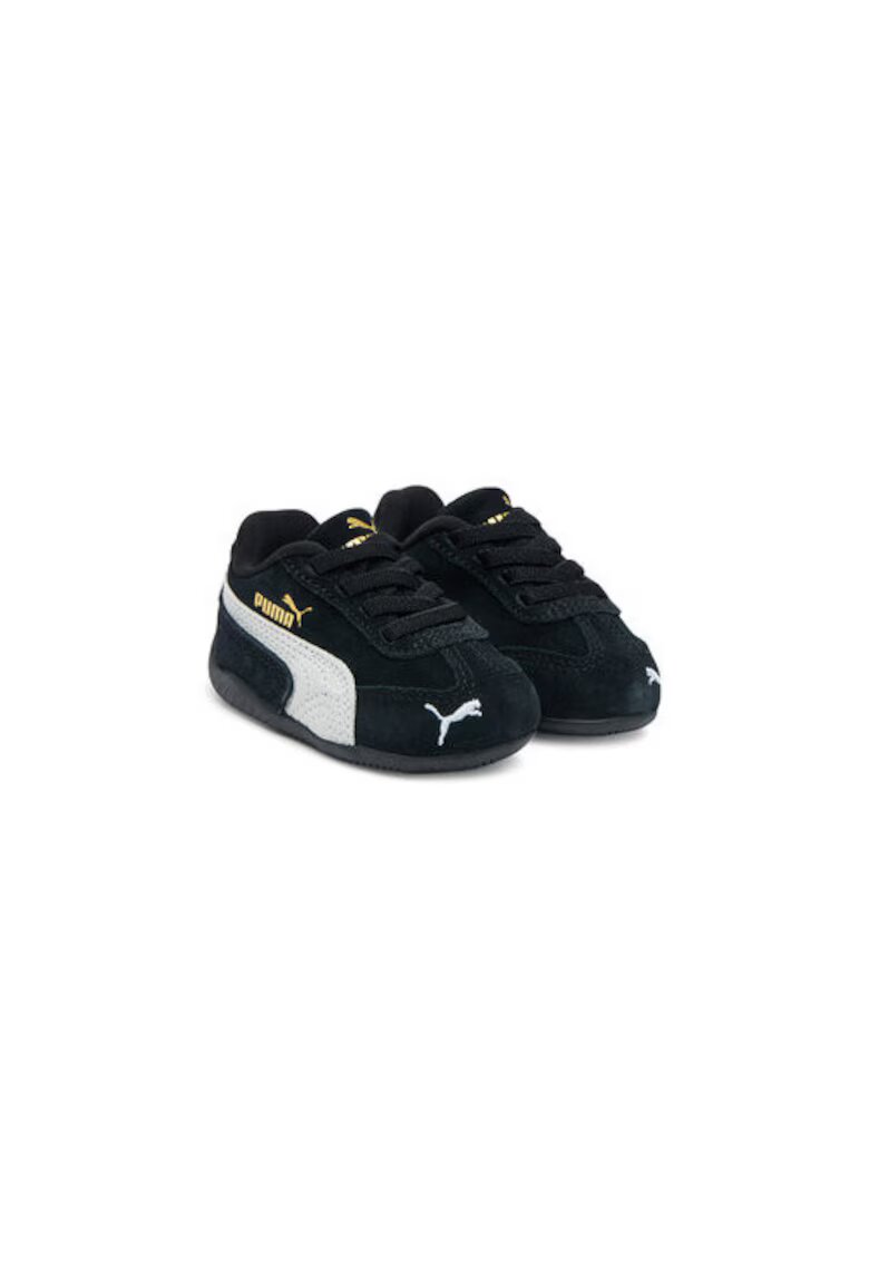 Puma Tenisi pentru baieti - negru piele naturala
