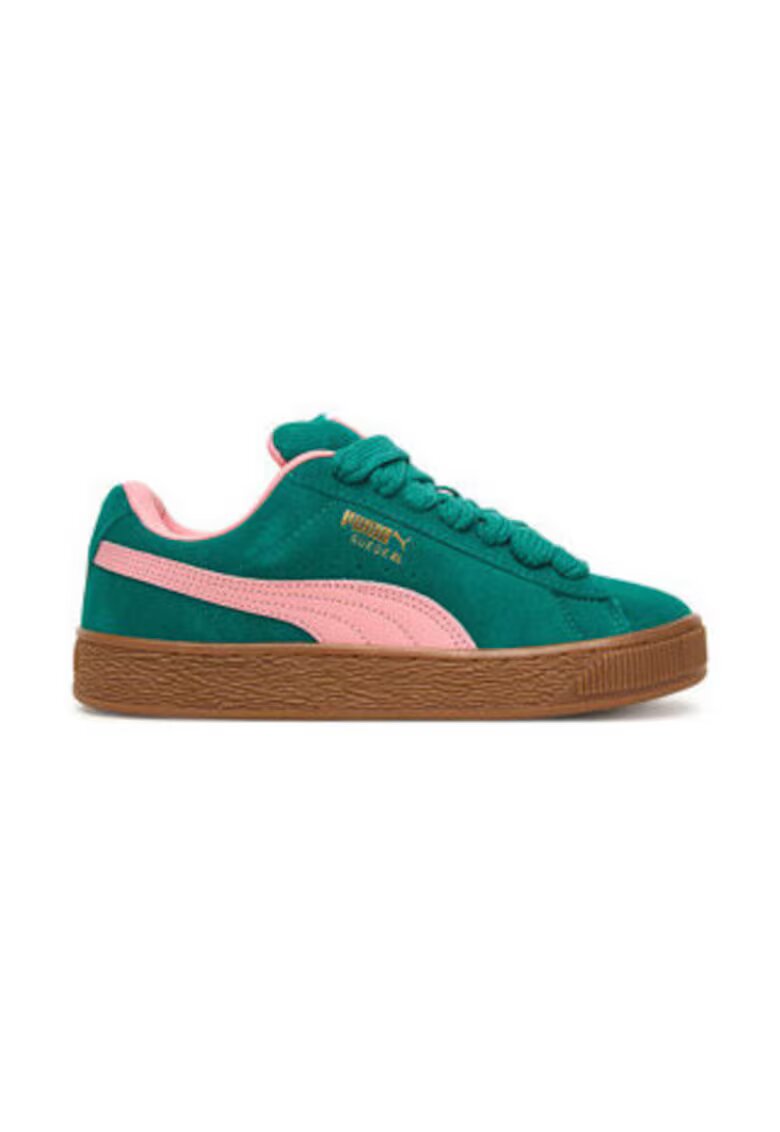 Puma Tenisi unisex - roz/verde - piele naturala