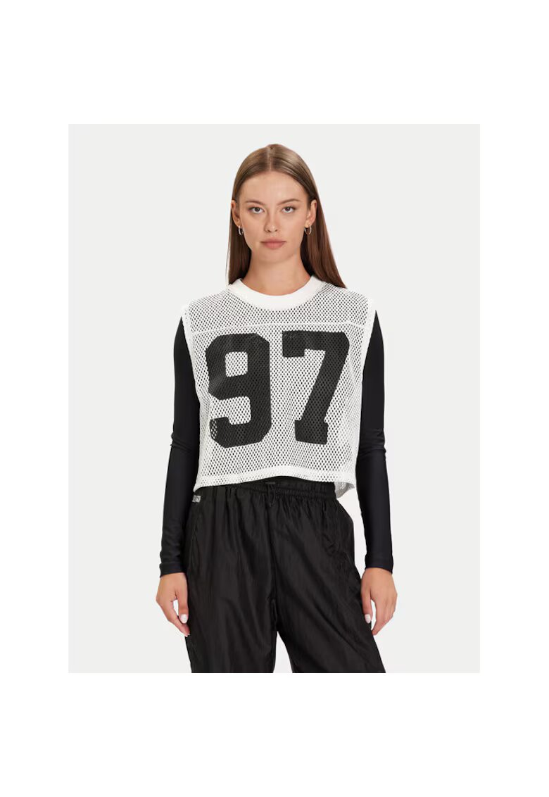 Puma Top dama - Alb - Poliester -