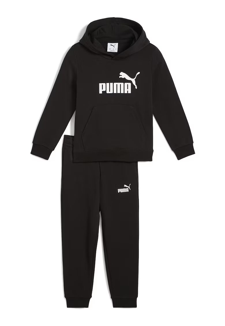 Puma Trening cu buzunar kangaroo - Alb/Negru