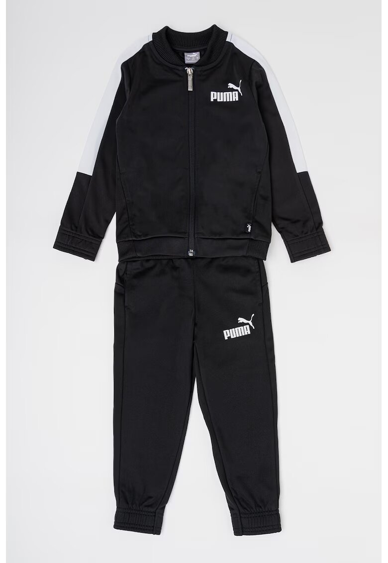 Puma Trening cu imprimeu logo - Alb/Negru