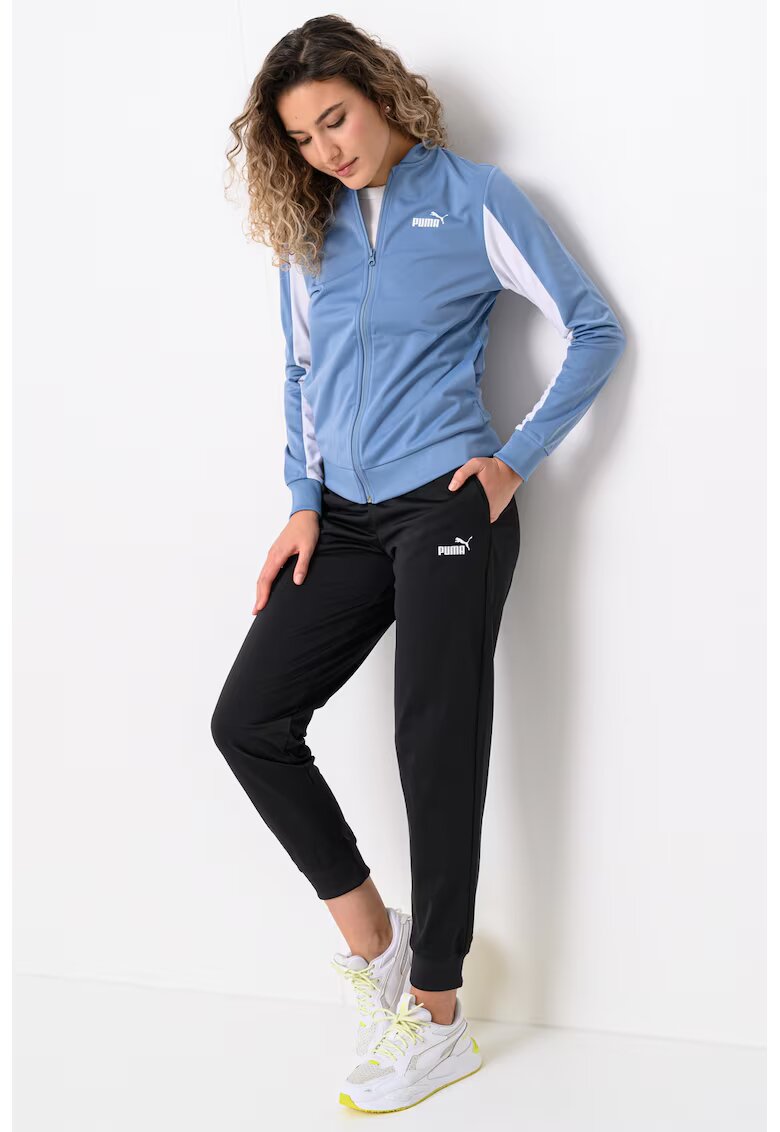 Puma Trening cu logo - Albastru pastel/Negru