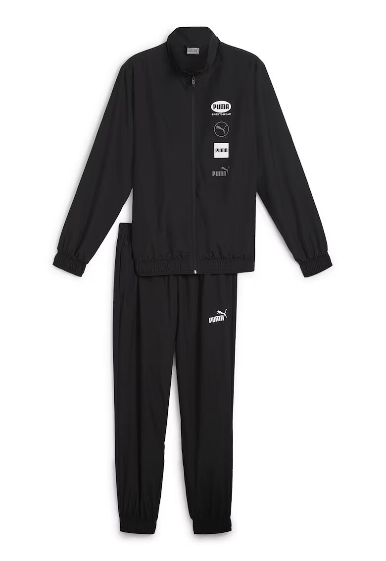 Puma Trening cu logo si fermoar - Alb/Negru