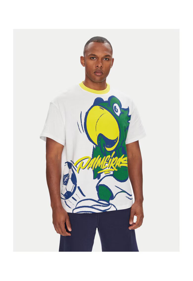 Puma Tricou barbati 631705 - Bumbac/Bumac reciclat - 467963 - Alb