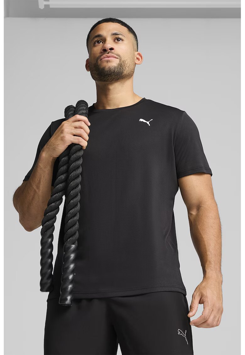 Puma Tricou barbati M Tad Essential Poly Texture Tee Bl - Negru