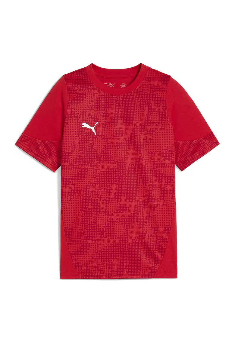 Puma Tricou cu model - pentru fotbal - Rosu vermillion