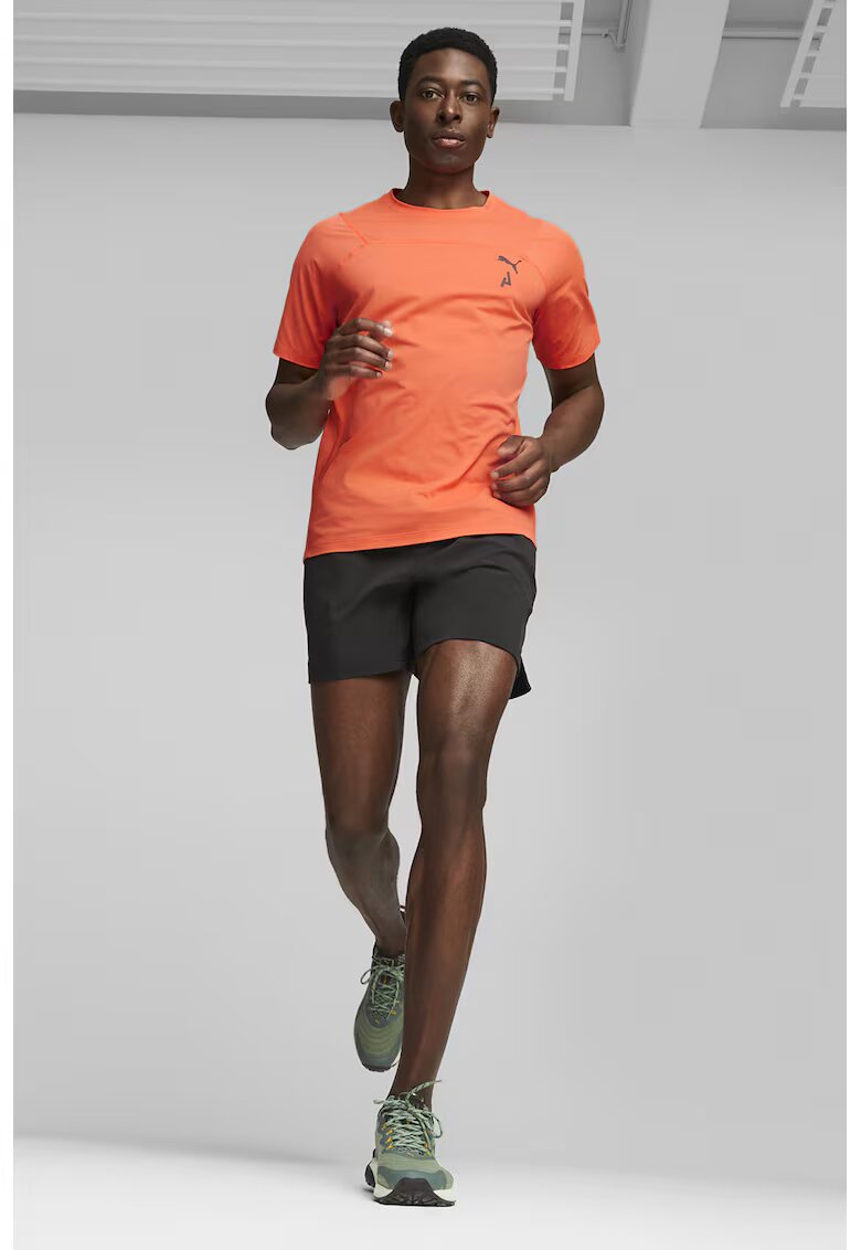 Puma Tricou cu tehnologie coolCELL - pentru alergare Seasons - Portocaliu mandarina