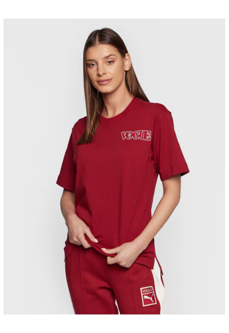 Puma Tricou dama - 300910498 - Bumbac - Rosu