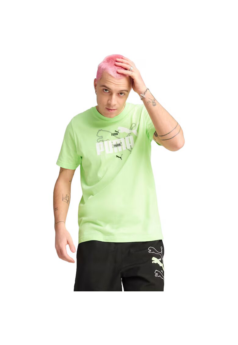 Puma Tricou Ess Logo Lab Summer Tee - Verde