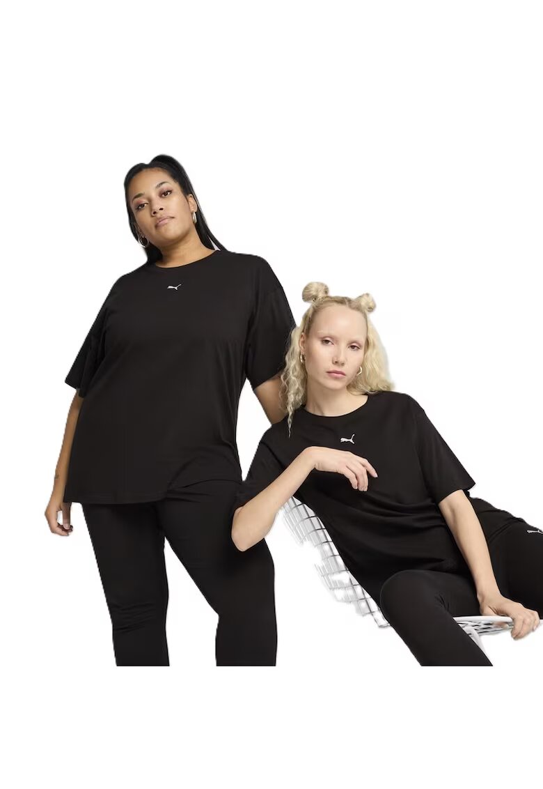 Puma Tricou Ess Relaxed Tee - Negru