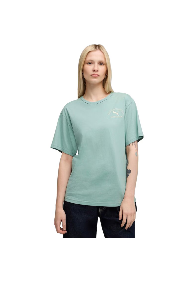 Puma Tricou femei Class Relaxed Tee Light Moss - Albastru
