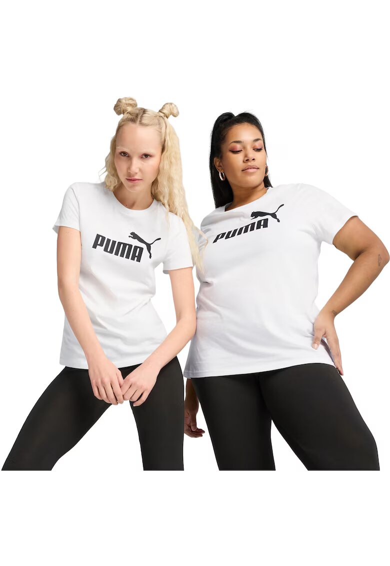 Puma Tricou femei Ess No. 1 Logo Tee - Alb