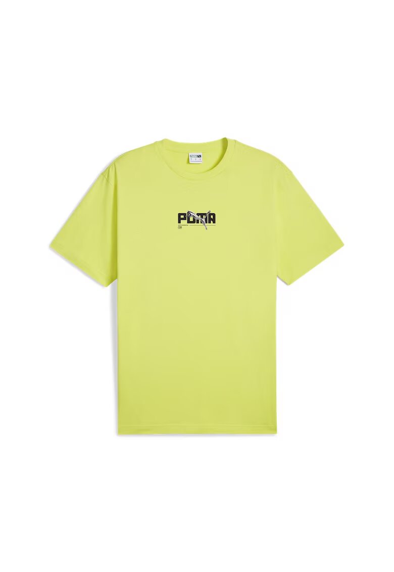 Puma Tricou pentru Barbati - graphics chrome cat tee - 627888-38 - XS INTL - Verde