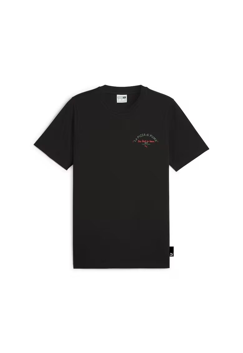 Puma Tricou pentru Barbati - graphics pizza tee - 625415-01 - XS INTL - Negru