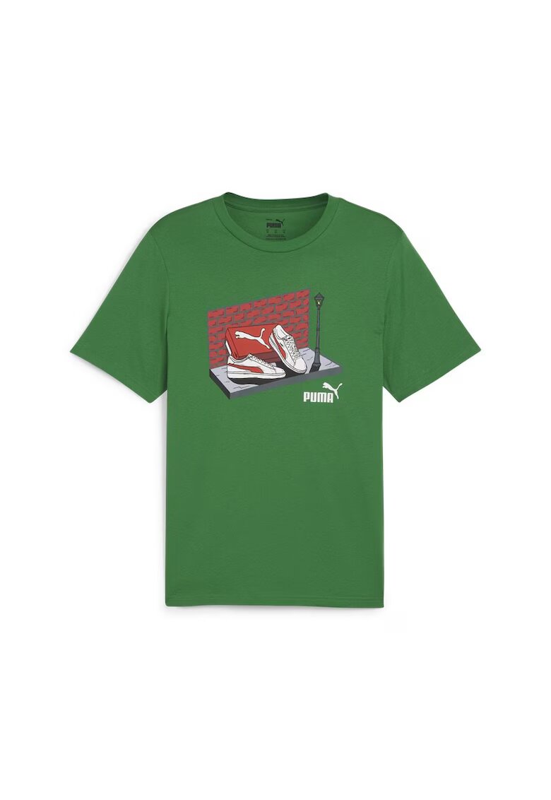 Puma Tricou pentru Drumetie - 680175-86 - XS INTL - Verde