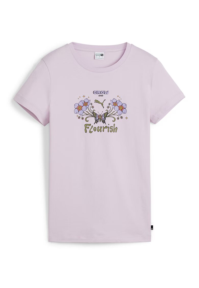 Puma Tricou regular fit cu imprimeu - Lila