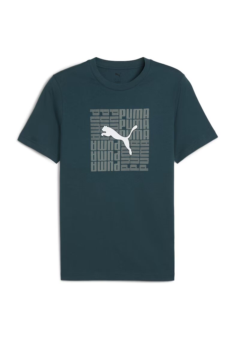 Puma Tricou regular-fit cu imprimeu logo - Albastru