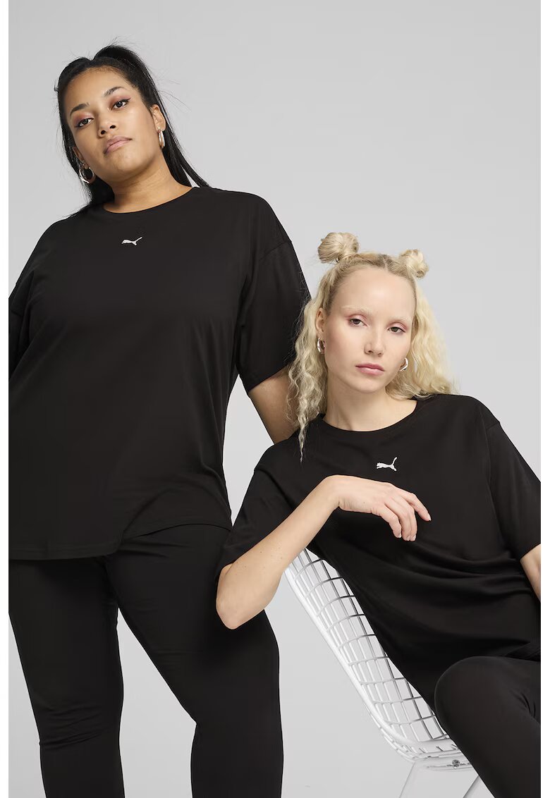Puma Tricou regular fit de bumbac - Negru
