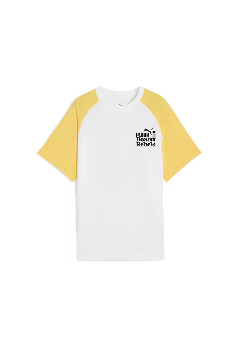 Puma Tricou relaxed fit din bumbac Mid 90s - Alb/Galben