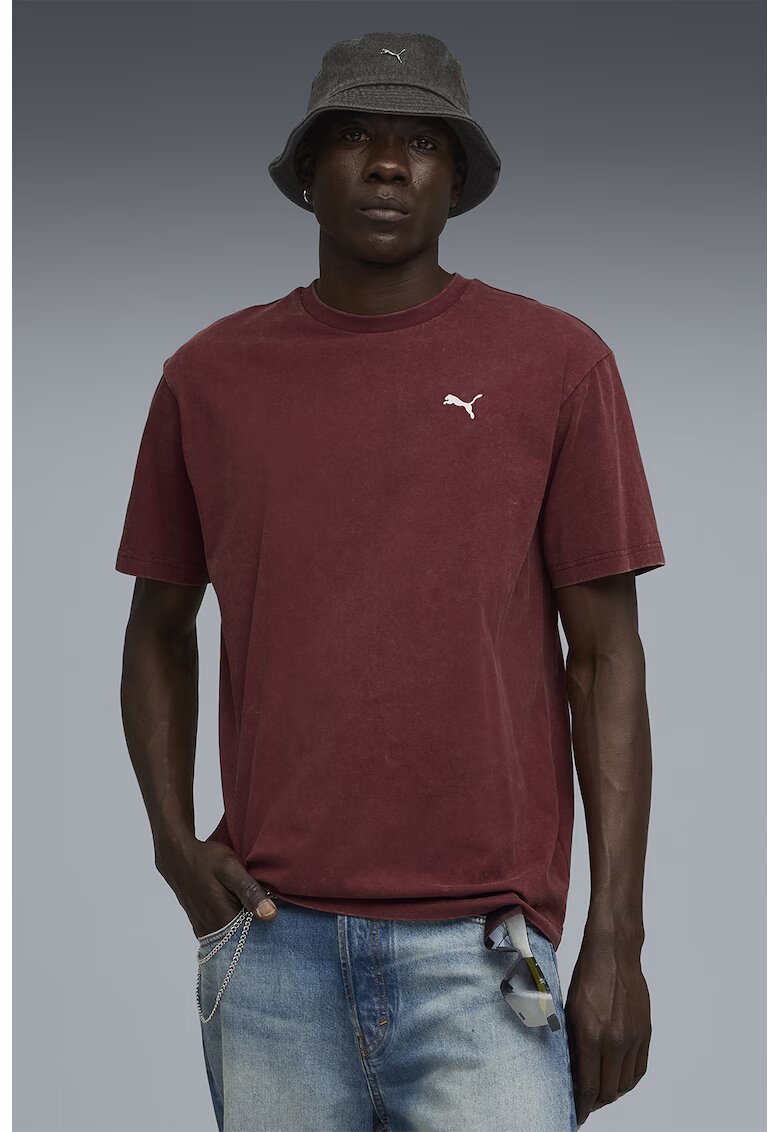 Puma Tricou relaxed fit Essentials Elevated - Visiniu