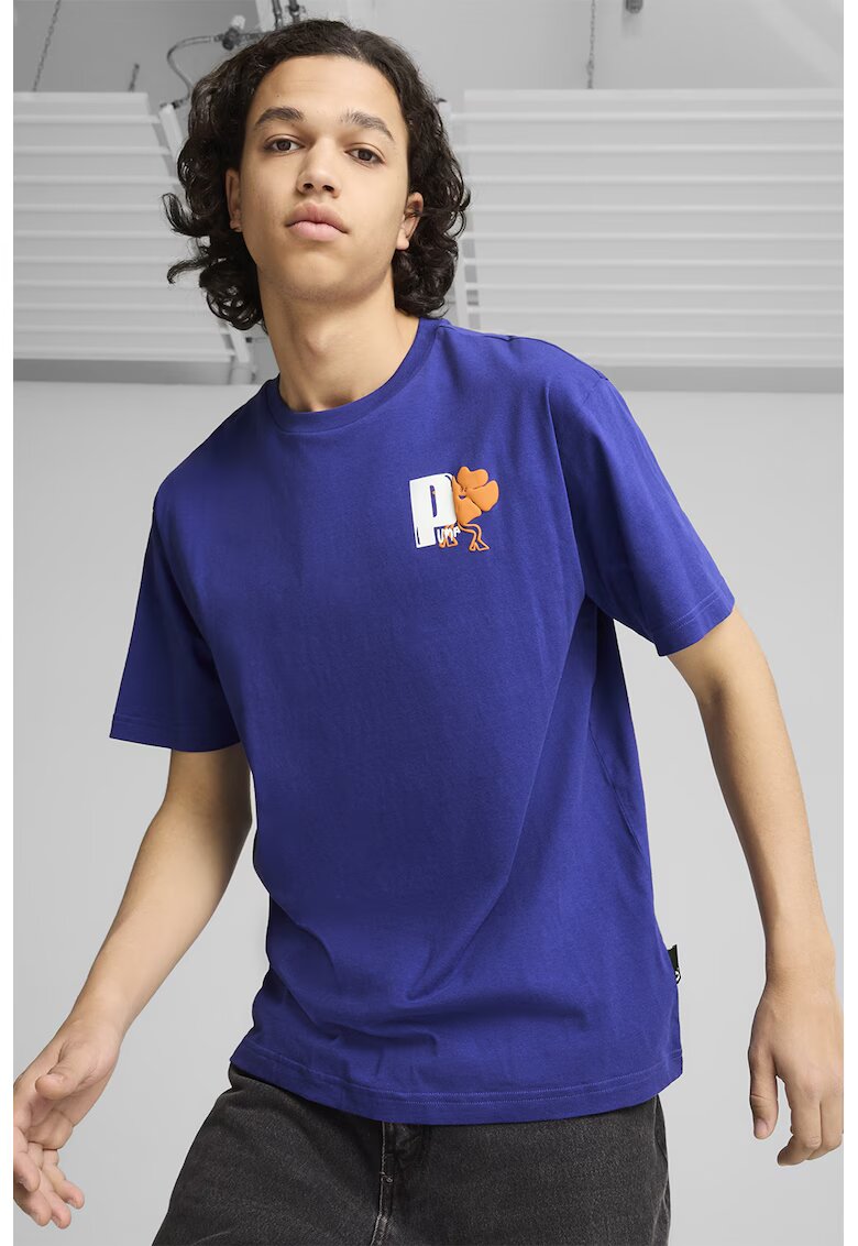 Puma Tricou relaxed fit Graphics Growth - Albastru royal