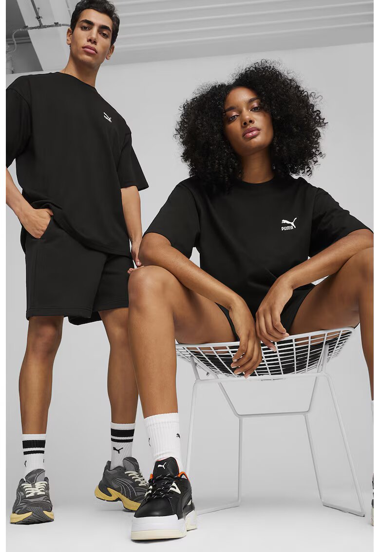 Puma Tricou supradimensionat unisex Better Classics - Negru