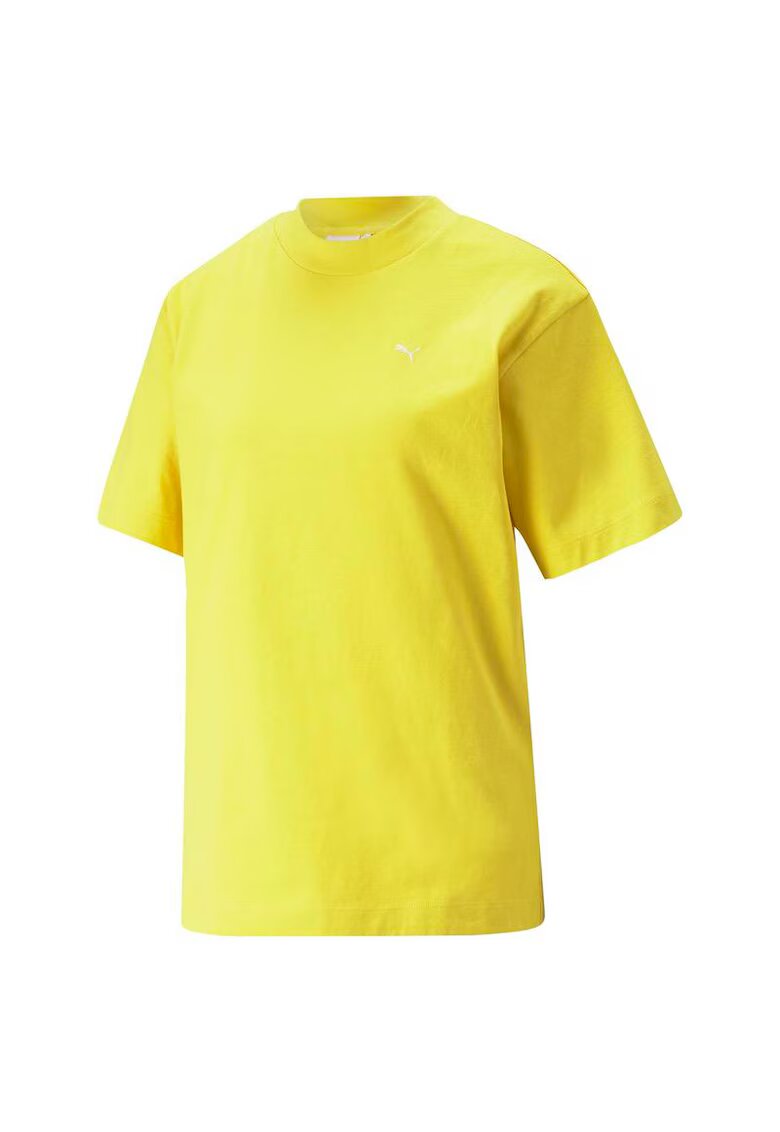 Puma Tricou YONA SUNP Mock Neck Tee - 537977-41 - Femei - Galben - Galben