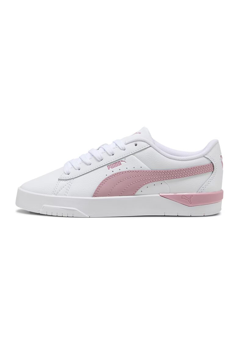 Puma Women - Pantofi sport de piele cu garnituri sintetice Jada Classic - Alb/Roz