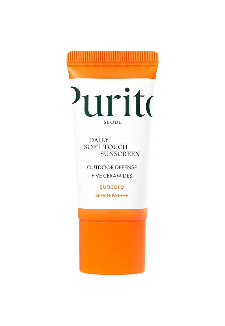 Purito Daily Soft Touch Crema de fata Mini cu factor de protectie SPF 50 - ambalaj nou 15 ml