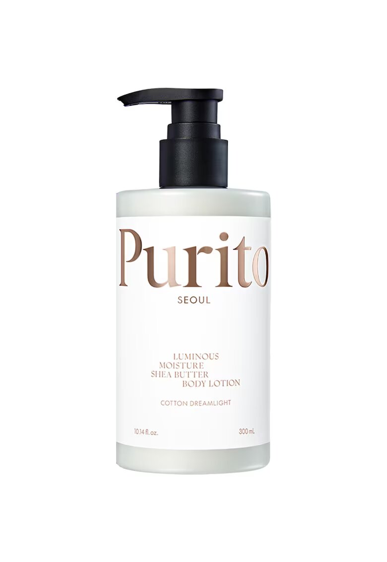 Purito Luminous Moisture Shea Butter Lotiune de corp Cotton Dream Light 300 ml