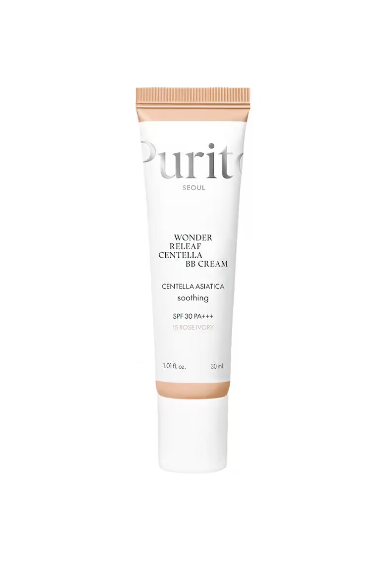Purito Wonder Releaf Centella BB Cream Crema Coloranta de fata 15 Rose Ivory SPF 30 PA+++