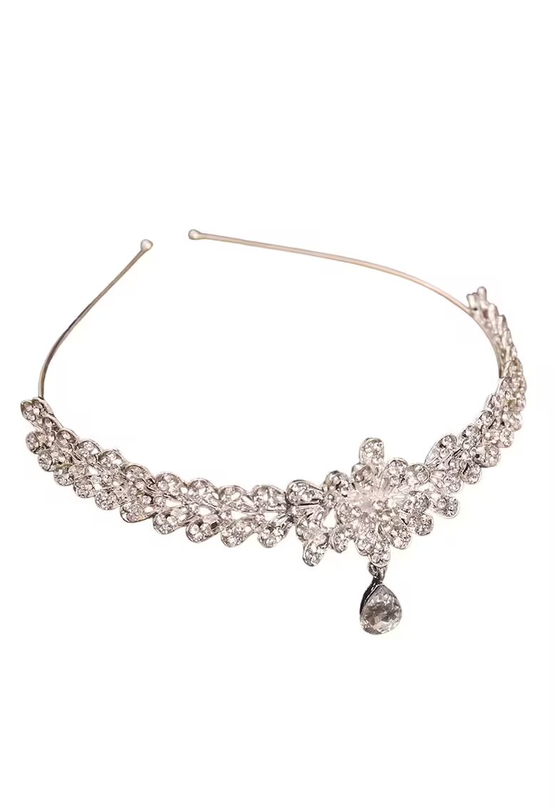 Pursehuit Accesoriu de frunte - argintiu - cu pietre - Majka C1 -