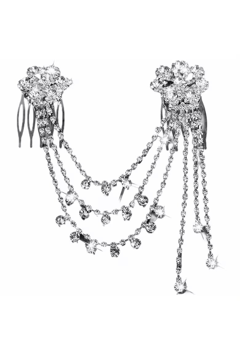 Pursehuit Accesoriu par Edvarda - Aliaj metalic - Argintiu