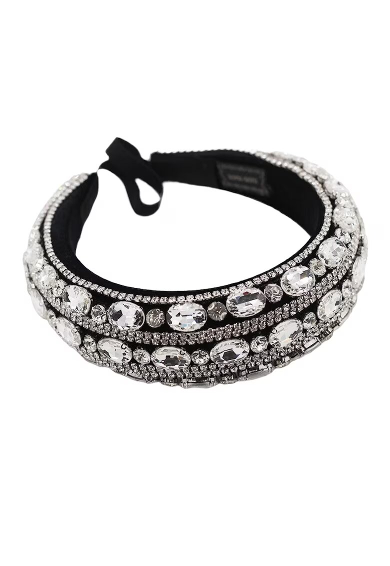 Pursehuit Bentita neagra - bufanta - cu pietre - Taico C1 -