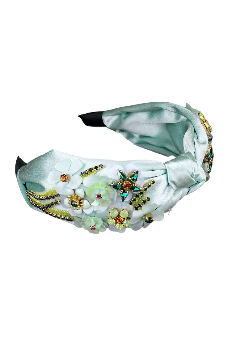 Pursehuit Bentita verde - cu nod si pietre - Magnea C1