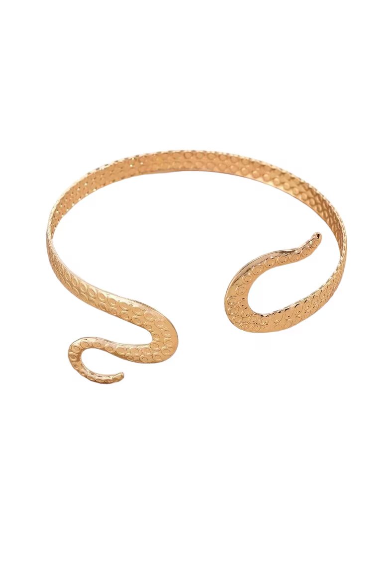 Pursehuit Bratara aurie - ajustabila - de brat - forma de sarpe - Rola C25