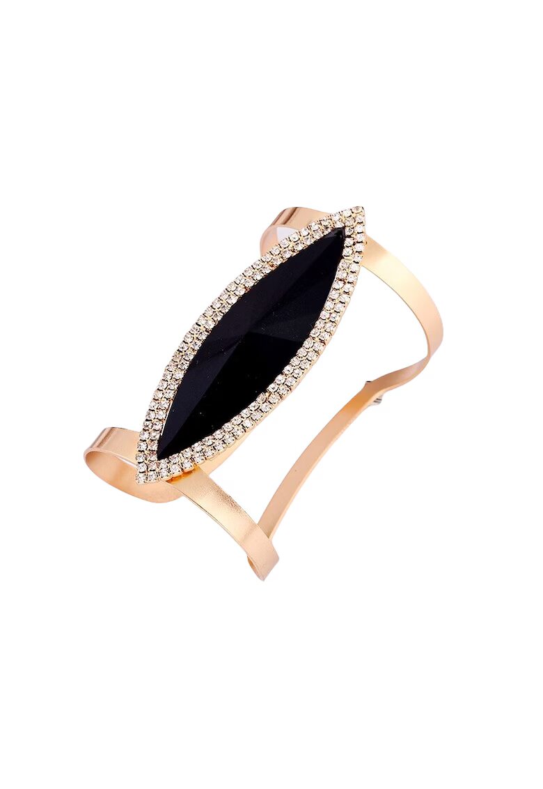 Pursehuit Bratara aurie - reglabila - cu pietre - diametru 6 cm - Oderia C2