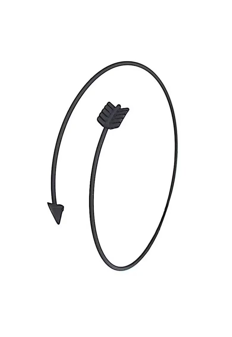 Pursehuit Bratara neagra - forma de sageata - Mayken C1