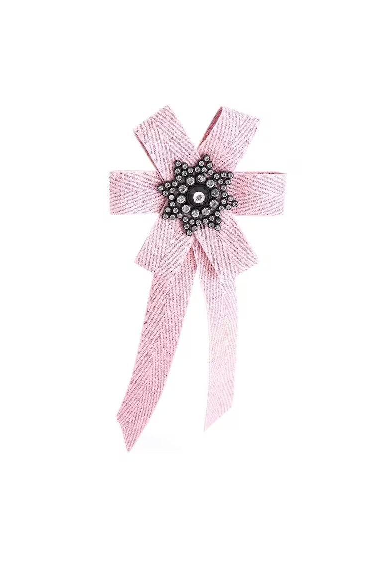 Pursehuit Brosa roz - cu pietre -