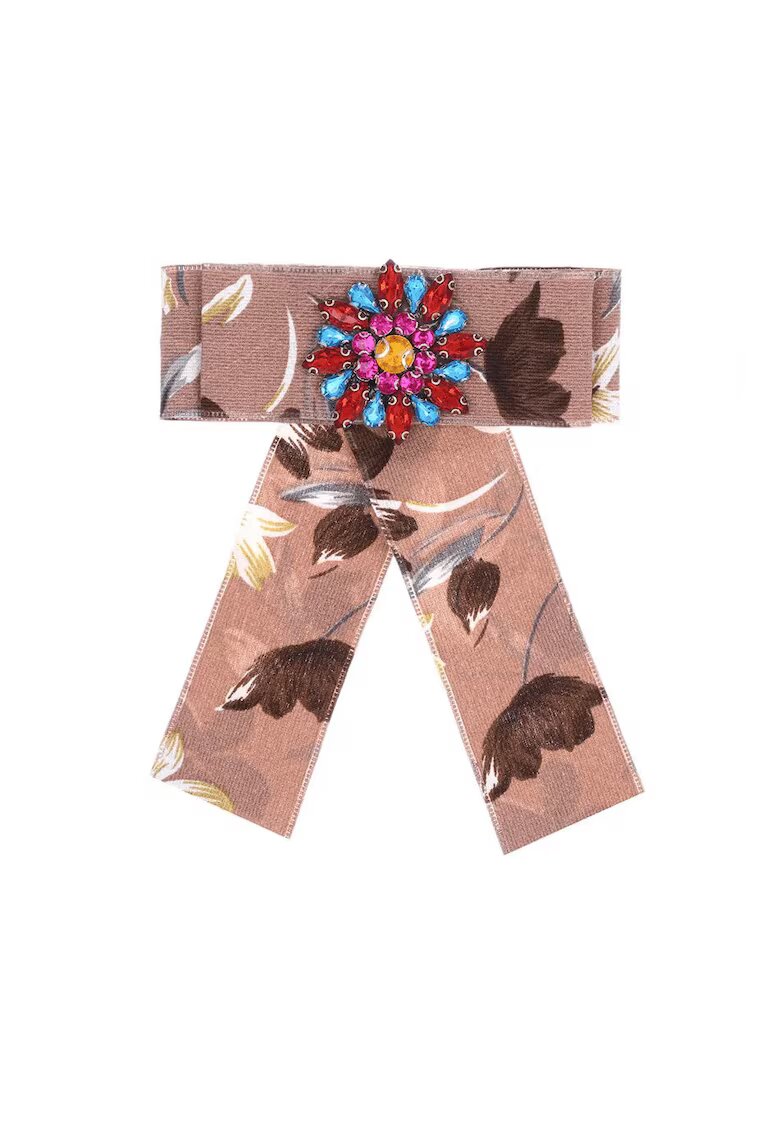 Pursehuit Brosa tip jabou - roz - cu pietre - Samara C23 -